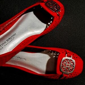 Womens Size 7 Chrsitian Siriano flats lightly used